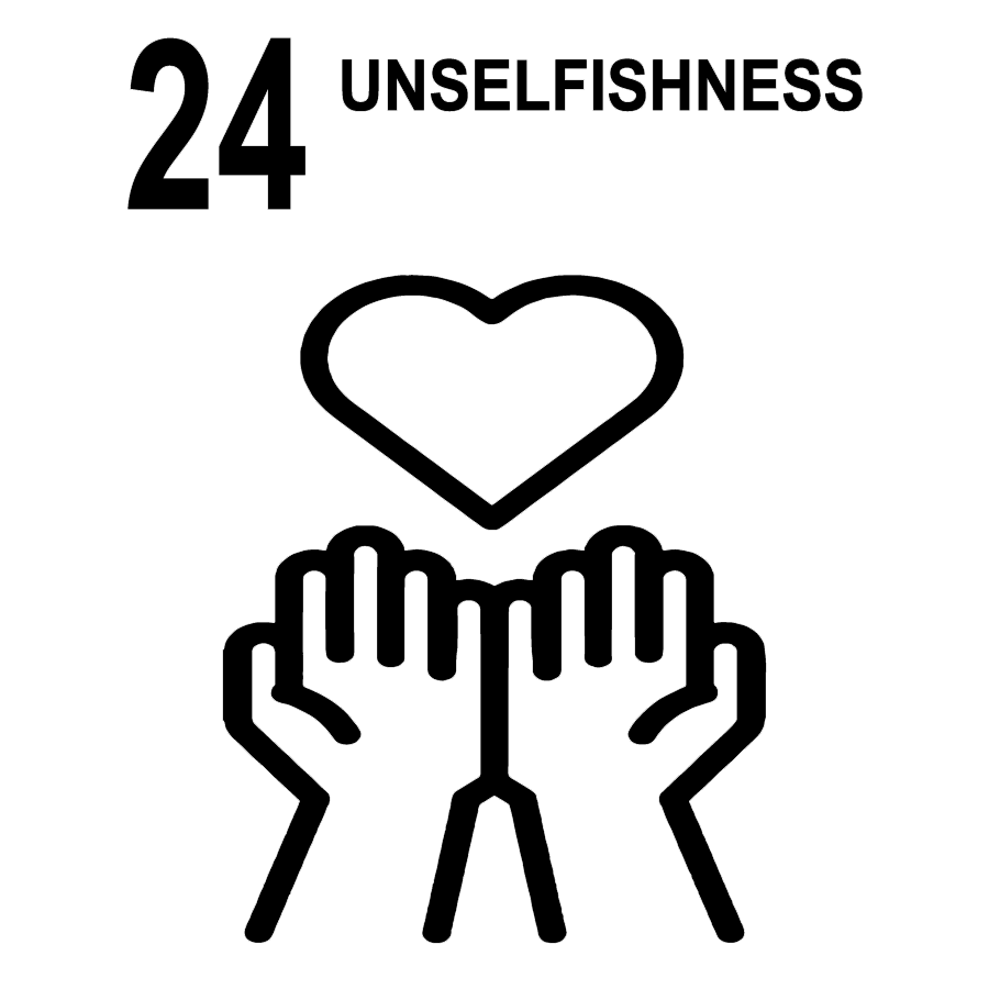 24. Unselfishness